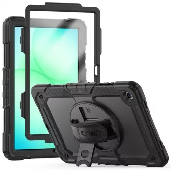 Tech-Protect Solid Case, skirta Samsung Galaxy Tab A9+ / A11+ PLUS 11.0 X210 / X215 / X216 / X230 / X235 / X236, juoda