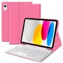 Tech-Protect SC Pen + Keyboard Case iPad 10,9 colio (10-os kartos, 2022) / 11 colio (2025) - Magenta