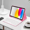 Tech-Protect SC Pen + Keyboard Case iPad 10,9 colio (10-os kartos, 2022) / 11 colio (2025) - Magenta
