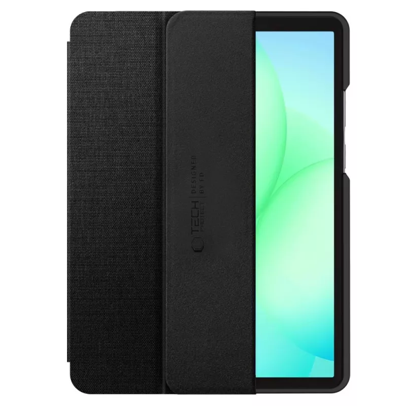 Tech-Protect SC PEN Canvas Case, Samsung Galaxy Tab A9/A11 8.7 inch X110/X115/X133/X135, juoda