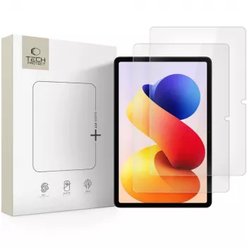 Tech-Protect Glass Fit+ Grūdinto stiklo ekrano apsauga 2 vnt., skirta Xiaomi Poco Pad M1 / Redmi Pad Pro / 2 Pro 12.1, skaidri