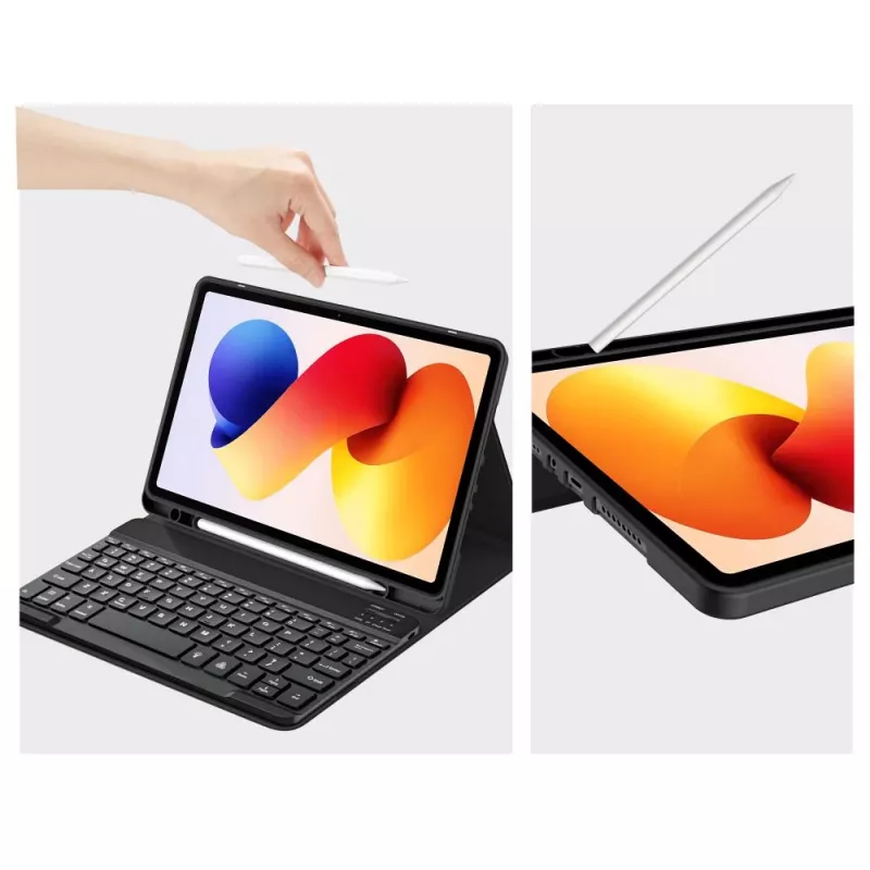 Tech-Protect SC PEN + KB for Xiaomi Poco Pad M1 / Redmi Pad 2 Pro 12.1 Black