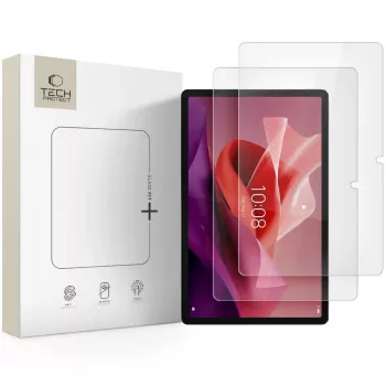 TECH-PROTECT Glass Fit+ 2-Pack Grūdinto stiklo apsauga ekranui, skirta Lenovo Tab P12 / Idea Tab Pro / Yoga Tab Plus 12.7 TB-370 / TB-373 / TB-520, skaidri