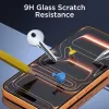 TECH-PROTECT Grūdinto stiklo ekrano apsauga 10 vnt. paketas, skirta Apple iPhone 15 Pro Max, skaidri