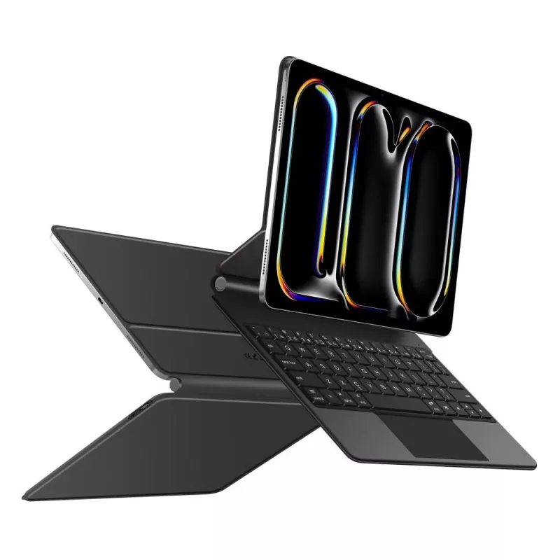 Tech-Protect SC Magnetic + Keyboard Case, skirtas iPad Pro 13 inch 7/8 2024-2025, juoda