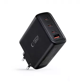 TECH-PROTECT NC120W-GAN 4-Port Network Charger PD 120W / QC3.0 Black