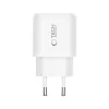 TECH-PROTECT NCA45W-GAN 2-Port Network Charger PD 45W / QC3.0 + Lightning Cable White