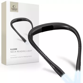 TECH-PROTECT LL200 Kaklo skaitymo šviesos diodas Juoda