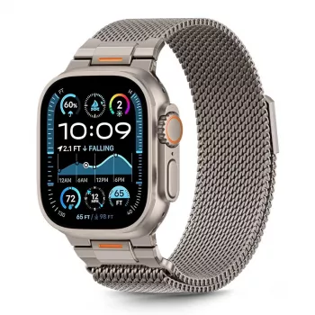 Tech-Protect Milano Vanguard for Apple Watch 8 / 9 / 10 / 11 / SE / Ultra (44 / 45 / 46 / 49 mm) Silver