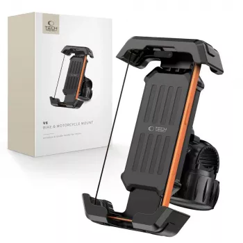 TECH-PROTECT V6 Universal Bike & Motorcycle Mount Black