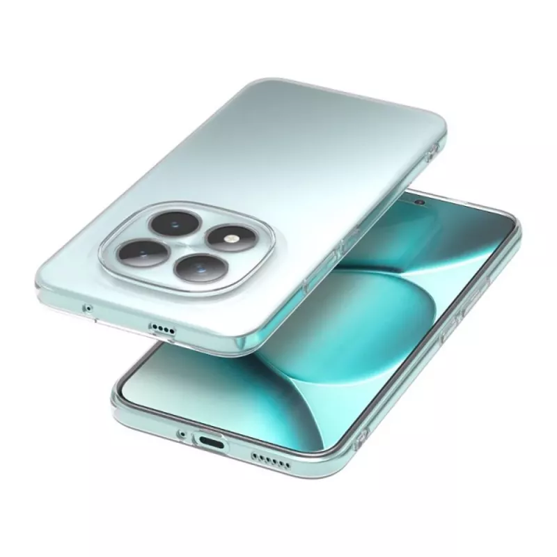 Tech-Protect Flexair Dėklas, skirtas Xiaomi Redmi Note 15 Pro 5G, Skaidrus TPU Nugarėlė