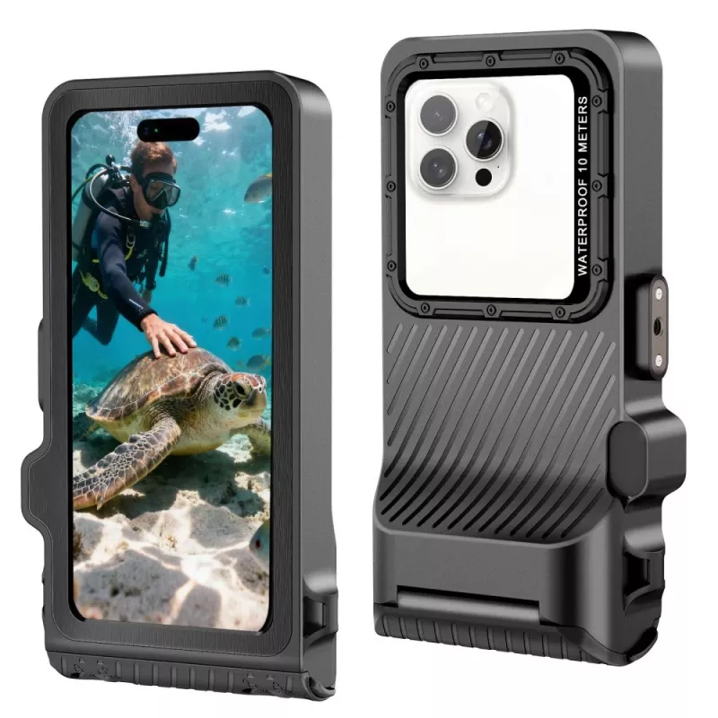 TECH-PROTECT IPX8 PRO Universal Diving Waterproof Case Grey/Black