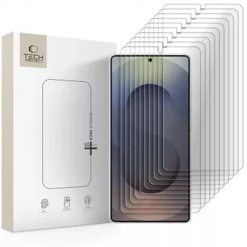 TECH-PROTECT Grūdinto stiklo apsauginis rinkinys 10 vnt., Samsung Galaxy S26 Ultra, skaidrus