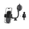 TECH-PROTECT V8 Universal Long Arm Dashboard & Windshield Car Mount Black