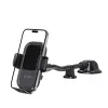 TECH-PROTECT V8 Universal Long Arm Dashboard & Windshield Car Mount Black