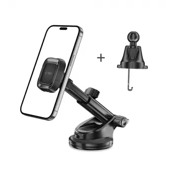 TECH-PROTECT N59 Magnetinis Laikiklis Automobiliui Ant Prietaisų Skydelio ir Ventiliacijos Angos Juodas