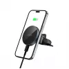 TECH-PROTECT MM15W-V5 Magnetinis MagSafe CD ir ventiliacijos automobilinis laikiklis su belaidžiu įkrovikliu 15W Juoda