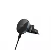 TECH-PROTECT MM15W-V5 Magnetinis MagSafe CD ir ventiliacijos automobilinis laikiklis su belaidžiu įkrovikliu 15W Juoda