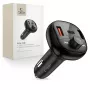 TECH-PROTECT CC06 3-Port Car Charger PD 72W + FM Transmitter Bluetooth Black