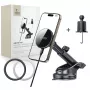 TECH-PROTECT MM15W-V10 Magnetic MagSafe Dashboard & Vent Car Mount Wireless Charger 15W Black