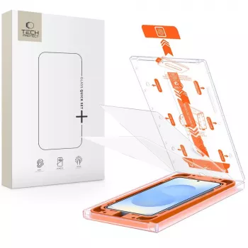 TECH-PROTECT Quick Set+ Grūdinto stiklo ekrano apsauga 2 vnt., Samsung Galaxy S24+ Plus / S25+ Plus, skaidri