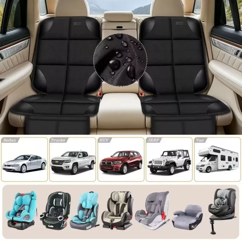 TECH-PROTECT UCA200 Vandeniui atsparus automobilio sėdynės užvalkalas - Juodas