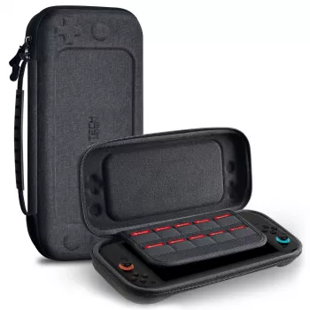 TECH-PROTECT Kietas Dėklas „Nintendo Switch 2“, Tamsiai Pilka