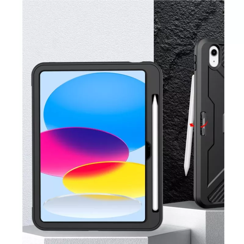 Tech-Protect Endurance Dėklas, skirtas iPad 10.9 inch (10 kartos, 2022) / iPad 11 inch (2025) - Juodas