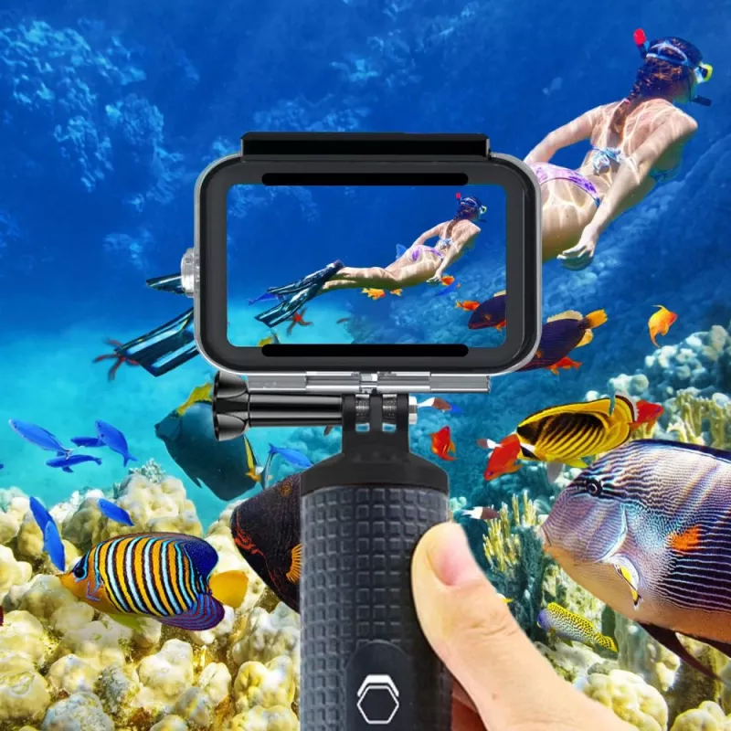 TECH-PROTECT GA200 Waterproof Case for GoPro Hero 9 / 10 / 11 / 12 / 13 - Clear