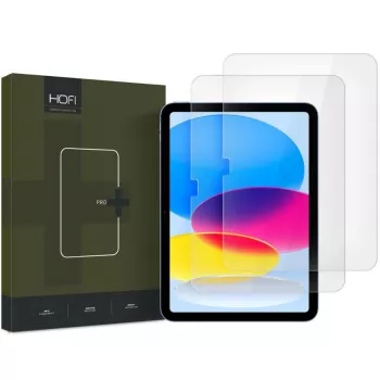 HOFI Glass Pro+ 2 vnt. pakuotė, skirta Apple iPad 10.9 (10 karta, 2022) Skaidrus