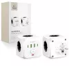 TECH-PROTECT PCL3X4 Power Strip 3 Schuko Sockets 2 USB-A 2 USB-C 2m White