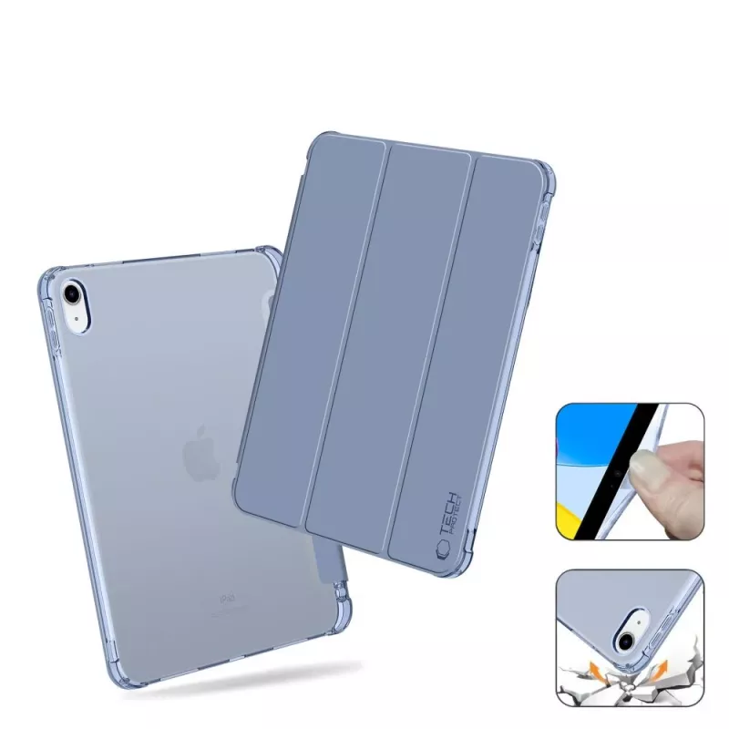Tech-Protect SmartCase Pen Hybrid for iPad 10.9 inch 10th Gen (2022) / 11 inch (2025) Blue