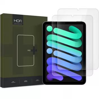 HOFI Glass Pro+ 2 vnt. grūdinto stiklo apsauga Apple iPad Mini 8.3 colio 6/7 kartos, skaidri