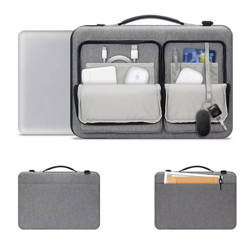 Tech-Protect Defender Bag Laptop 13-14 pilka