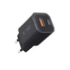 TECH-PROTECT NCM33 2-Port Network Charger PD 33W / QC3.0 Black