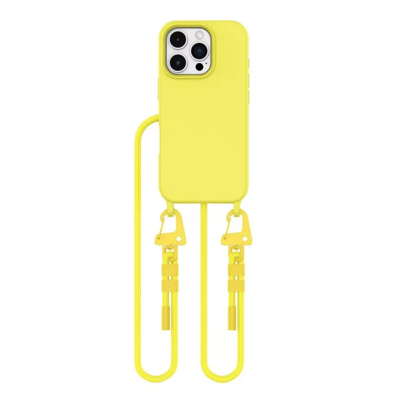Tech-Protect Magnecklace Magsafe Dėklas, skirtas Apple iPhone 16 Pro, geltonas
