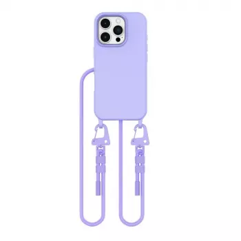 Tech-Protect Magnecklace MagSafe dėklas, skirtas iPhone 16 Pro Max, levandų spalvos