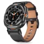 TECH-PROTECT DELTA PRO SAMSUNG GALAXY WATCH ULTRA 2024 / 2025 (47 MM) LEATHER BLACK