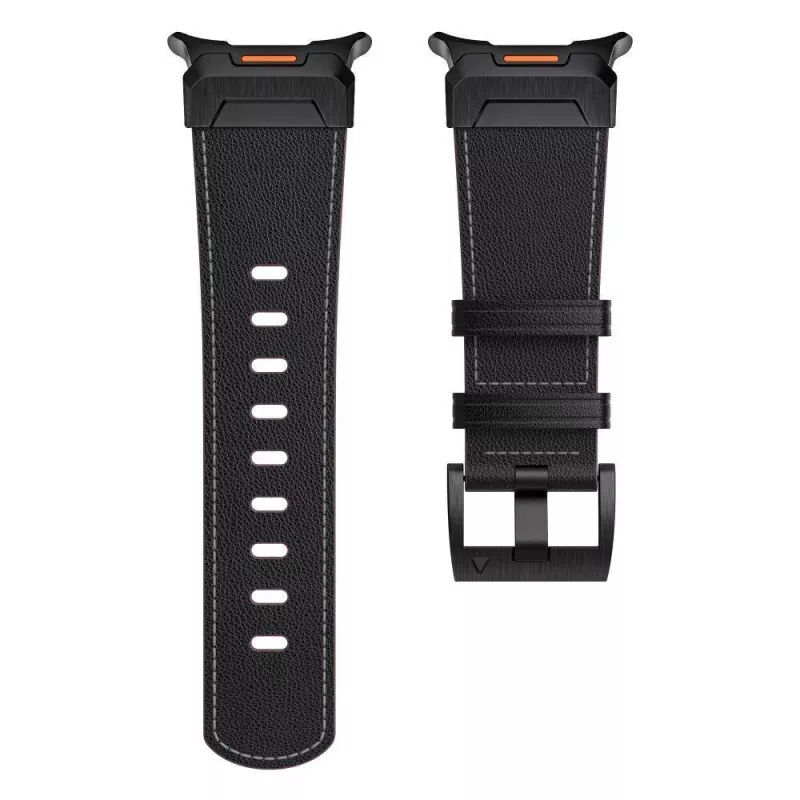 TECH-PROTECT DELTA PRO SAMSUNG GALAXY WATCH ULTRA 2024 / 2025 (47 MM) LEATHER BLACK