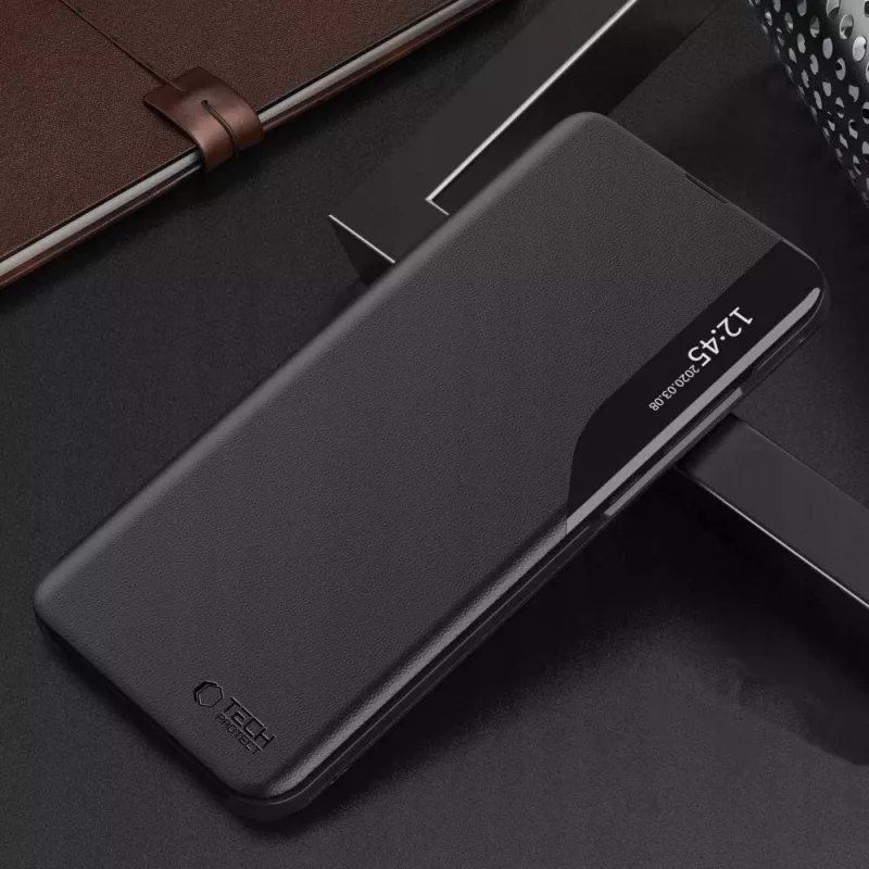 Tech-Protect Smart View Dėklas, skirtas Samsung Galaxy A57 5G, Juodas