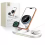 TECH-PROTECT A51 ARCTICBOOST 3-in-1 Magnetic MagSafe Wireless Charger 25W Qi2.2 White