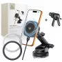 TECH-PROTECT V20 ARCTICBOOST Magnetic MagSafe Dashboard & Vent Car Mount Wireless Charger 25W Qi2.2 Black