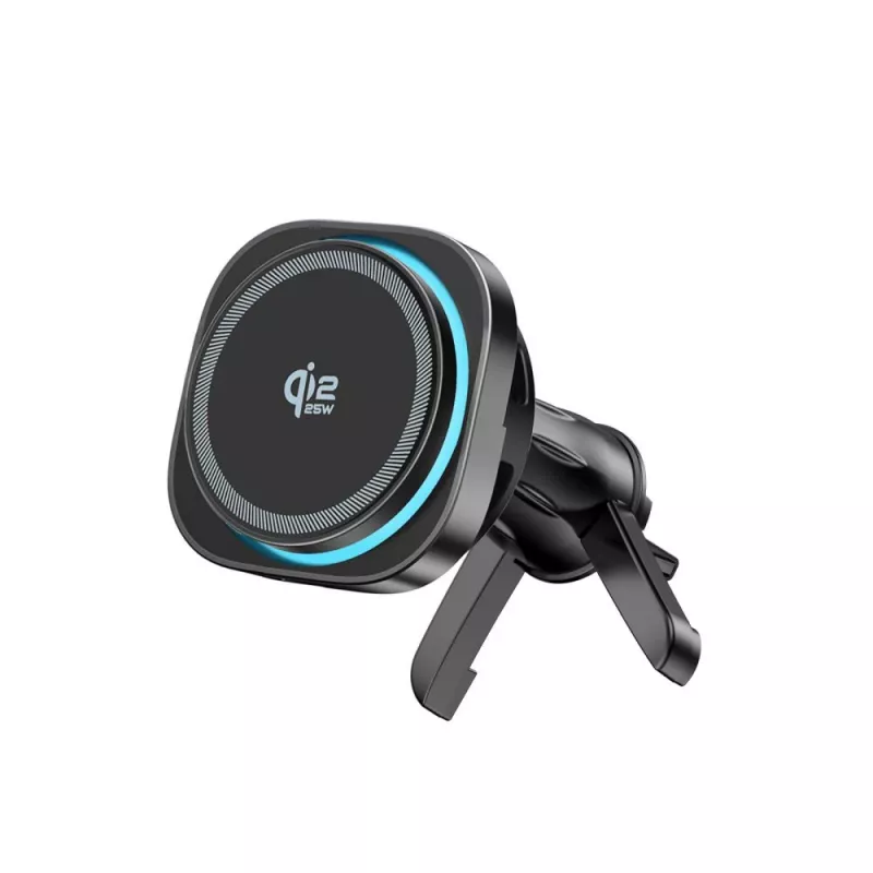 TECH-PROTECT V20 ARCTICBOOST Magnetic MagSafe Dashboard & Vent Car Mount Wireless Charger 25W Qi2.2 Black