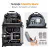 K&F Concept Sling Camera Bag 10L Crossbody DSLR Camera Bag Black KF13.176