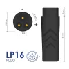 Akyga AK-EV-21 elektrinio paspirtuko įkroviklis 60 V (16S) Li-Ion baterijoms, 67,2 V, 1,75 A, 118 W, LP16 kištukas, 1,2 m