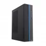 Akyga AK-302-01BL SFF kompiuterio korpusas, Micro ATX / Mini ITX, USB-C + 2x USB 3.0 + USB 2.0, be maitinimo bloko, juodas