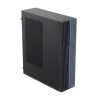 Akyga AK-302-01BL SFF kompiuterio korpusas, Micro ATX / Mini ITX, USB-C + 2x USB 3.0 + USB 2.0, be maitinimo bloko, juodas