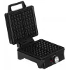 Adler AD 3088 vaflinė 2 dideliems vafliams, 1600 W (maks. 2000 W), nepridegančios plokštės, reguliuojama temperatūra, juodos spalvos (AD 3088)
