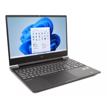 HP Victus 15-fb3231nw nešiojamas žaidimų kompiuteris – AMD Ryzen 7 7445HS, 64 GB RAM, 1 TB SSD, RTX 4050, 15,6 colio FHD 144 Hz, Windows 11 Home, juodas