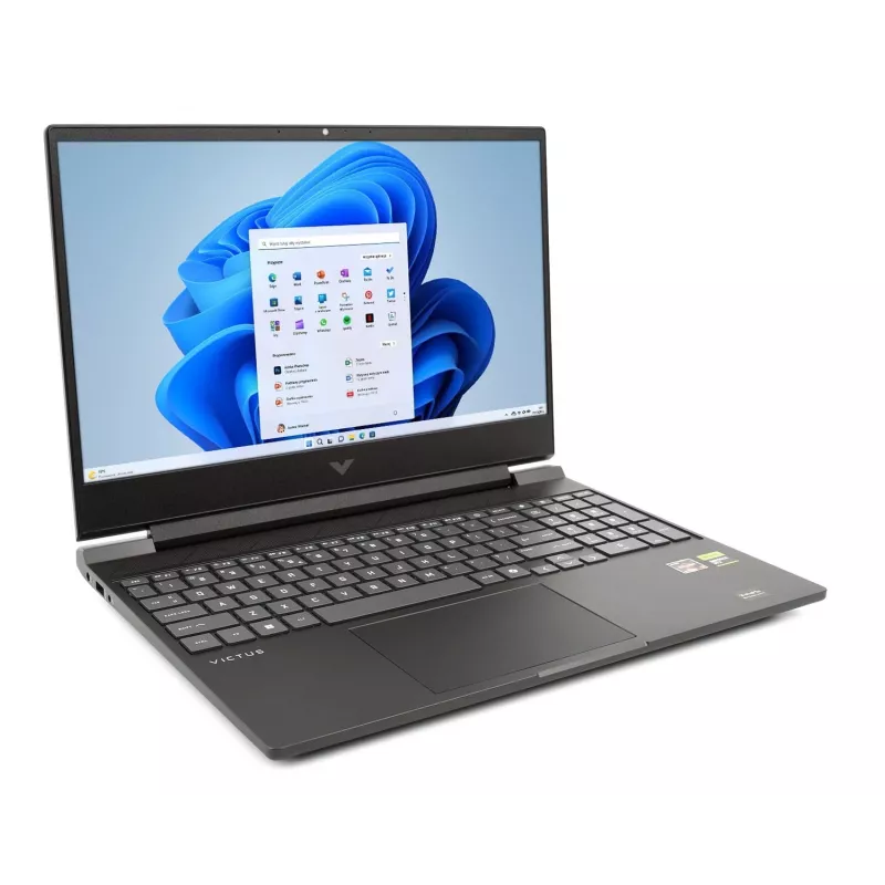 HP Victus 15-fb3231nw nešiojamas žaidimų kompiuteris – AMD Ryzen 7 7445HS, 64 GB RAM, 1 TB SSD, RTX 4050, 15,6 colio FHD 144 Hz, Windows 11 Home, juodas